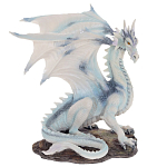 Декоративная статуэтка Белый Дракон Dragon White Statuette варинант исполнения - 1 | Loft Concept в Липецке