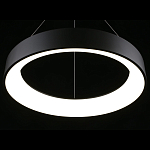 Люстра подвесная светодиодная Black Circle варинант исполнения - 4 | Loft Concept в Липецке