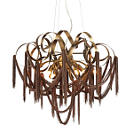 Люстра подвесная с переплетенными металлическими лентами и цепочками Atlantis Chain варинант исполнения - 1 | Loft Concept в Липецке