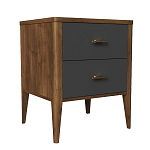 Тумба прикроватная с 2-мя ящиками Tasteful Furniture Light варинант исполнения - 4 | Loft Concept в Липецке