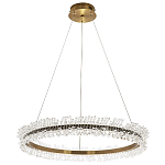 Кольцевая люстра с хрустальным декором Rowan Crystal Ring Horizontal Chandelier варинант исполнения - 2 | Loft Concept в Липецке