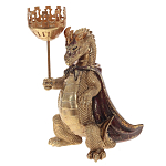 Подсвечник в виде дракона Dragon candlestick Green Gold Brown L or R варинант исполнения - 5 | Loft Concept в Липецке