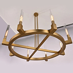 Люстра CANELLE Round Chandelier 8 Modern Brass варинант исполнения - 2 | Loft Concept в Липецке