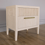 Прикроватная Тумбочка Primo с двумя ящиками Светлый дуб варинант исполнения - 2 | Loft Concept в Липецке
