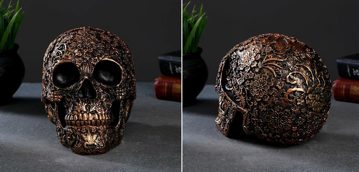 Статуэтка Patterned Skull Статуэтка Patterned Skull - Loft-Concept в Липецке