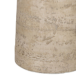 Столик приставной с круглой столешницей Textured Cream Table варинант исполнения - 4 | Loft Concept в Липецке