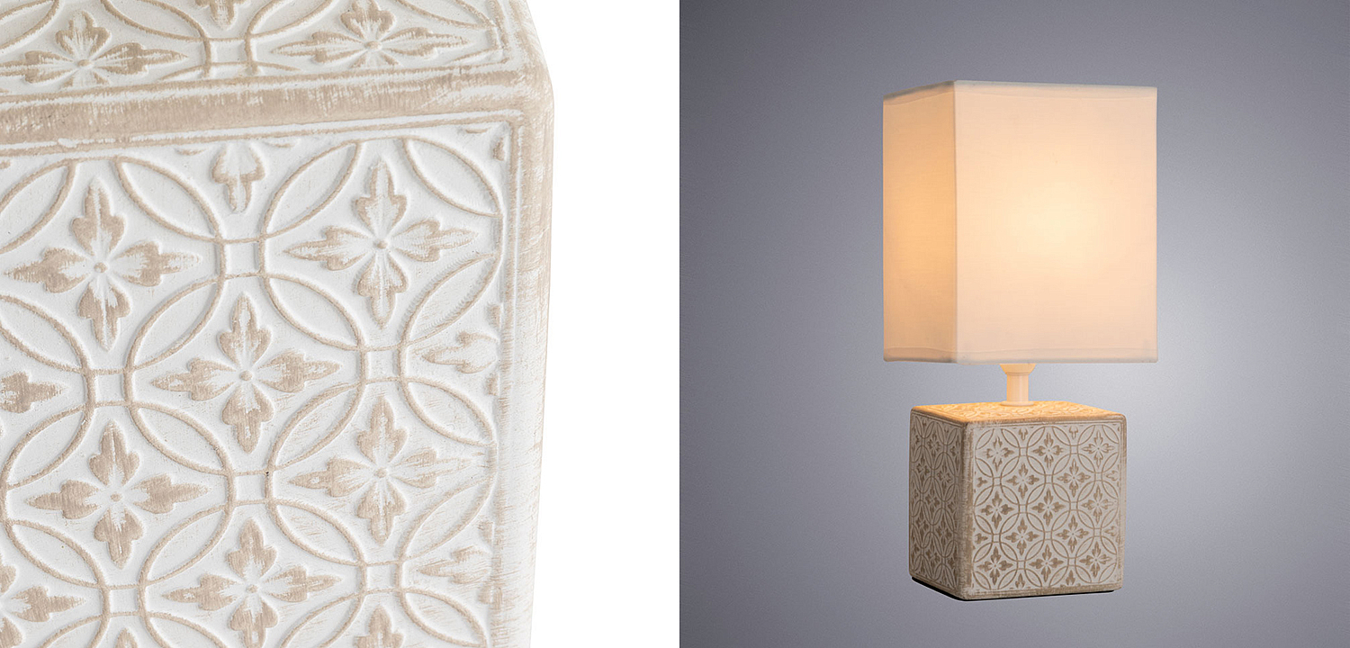 Настольная лампа Дизайнерская Lazio Ivory Table Lamp Настольная лампа Дизайнерская Lazio Ivory Table Lamp - Loft-Concept в Липецке