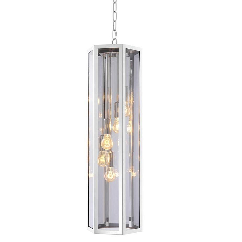 Люстра Chandelier Rondoni Nickel Никель Дымчатый (Smoke) Люстра Chandelier Rondoni Nickel Никель Дымчатый (Smoke) в Липецке | Loft Concept