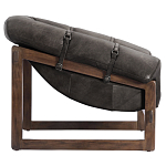 Кресло Duncan винтажная черная кожа варинант исполнения - 3 | Loft Concept в Липецке