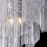 Люстра потолочная с металлическими цепочками Диаметр 99 см Atlantis Chain варинант исполнения - 5 | Loft Concept в Липецке