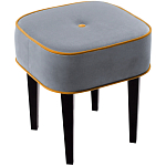 Квадратный мягкий пуф на черных ножках Winton Pouf Square варинант исполнения - 11 | Loft Concept в Липецке