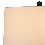 Настольная лампа зеленая с тканевым абажуром Splashes of Green Moss варинант исполнения - 3 | Loft Concept в Липецке