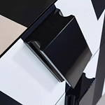 Дизайнерский комод в чёрно-белую полоску Ziqqurat варинант исполнения - 1 | Loft Concept в Липецке