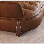 Кресло кожаное с деревянным каркасом Medieval Furniture варинант исполнения - 3 | Loft Concept в Липецке