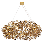 Люстра подвесная круглая с многочисленными металлическими круглыми элементами Terzani Argent варинант исполнения - 5 | Loft Concept в Липецке