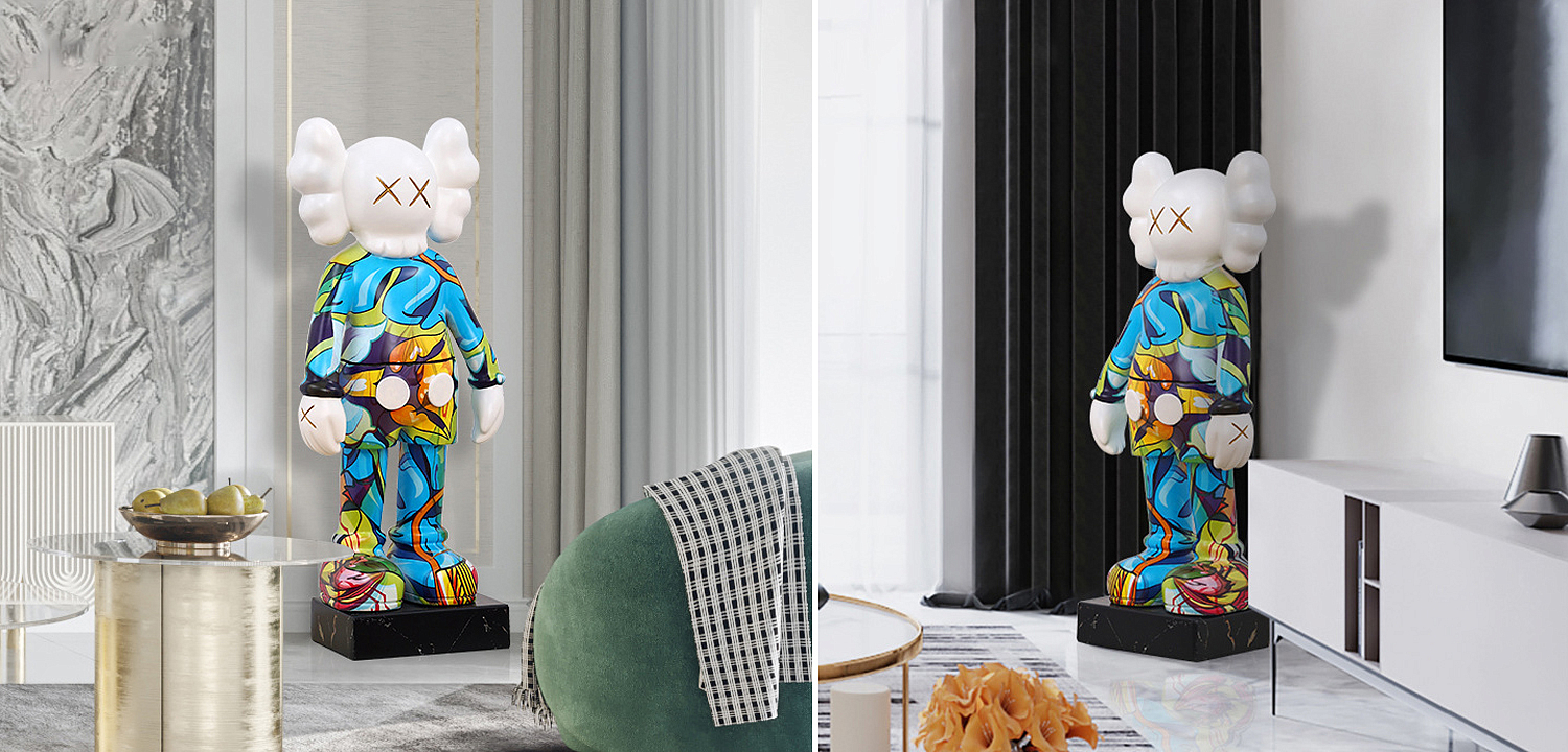 Статуэтка KAWS Painted on stand Статуэтка KAWS Painted on stand - Loft-Concept в Липецке