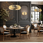 Люстра круглая с фактурными элементами в виде ракушек Inspired Sea варинант исполнения - 6 | Loft Concept в Липецке