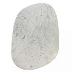 Журнальный столик овальный с мраморной столешницей Decor Showcase варинант исполнения - 2 | Loft Concept в Липецке