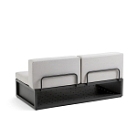 Садовый диван на каркасе из алюминия Petro варинант исполнения - 2 | Loft Concept в Липецке