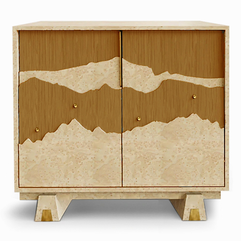 Буфет Okinawa Ginger Бежевый Горчичный Золотой в Липецке | Loft Concept 