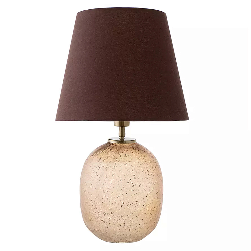 Настольная лампа с тканевым абажуром на овальном основании Lampshade on Oval Base Терракотовый Настольная лампа с тканевым абажуром на овальном основании Lampshade on Oval Base Терракотовый в Липецке | Loft Concept