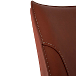 Стул коричневый из искуственной кожи на 4-х ножках Enigma Brown варинант исполнения - 4 | Loft Concept в Липецке