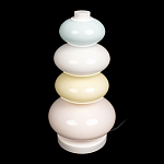 Настольная лампа из стеклянных сфер в пастельных тонах Высота 40 см Pastel Lunaria варинант исполнения - 3 | Loft Concept в Липецке