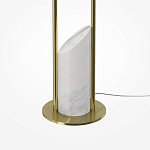 Напольный торшер светодионый золотой Lumen Duo варинант исполнения - 4 | Loft Concept в Липецке