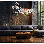 Люстра с цветочным декором Miscellaneous herbs варинант исполнения - 5 | Loft Concept в Липецке