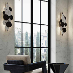 Бра светодиодное из черно-белых дисков Contrast Sample варинант исполнения - 7 | Loft Concept в Липецке
