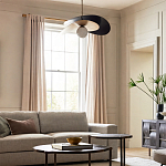 Люстра круглая с 2-мя металлическими абажурами Andromeda варинант исполнения - 6 | Loft Concept в Липецке