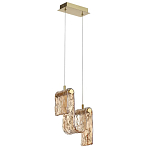 Подвесной светильник волнистой формы из фактурного стекла Wave варинант исполнения - 1 | Loft Concept в Липецке