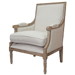 Кресло William Classical Armchair beige flax варинант исполнения - 3 | Loft Concept в Липецке