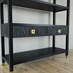 Стеллаж с двумя ящиками Elsa Dreams Black варинант исполнения - 2 | Loft Concept в Липецке