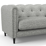 Мебельная ткань Шенилл серый цвет 138 см T4-34 варинант исполнения - 7 | Loft Concept в Липецке