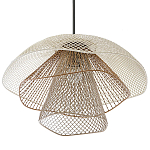 Подвесной светильник Beige Gold Mesh Lampshade Hanging Lamp варинант исполнения - 3 | Loft Concept в Липецке