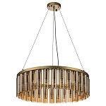 Люстра со стеклянными цилиндрическими плафонами Luminous Cylinders Amber Round варинант исполнения - 4 | Loft Concept в Липецке