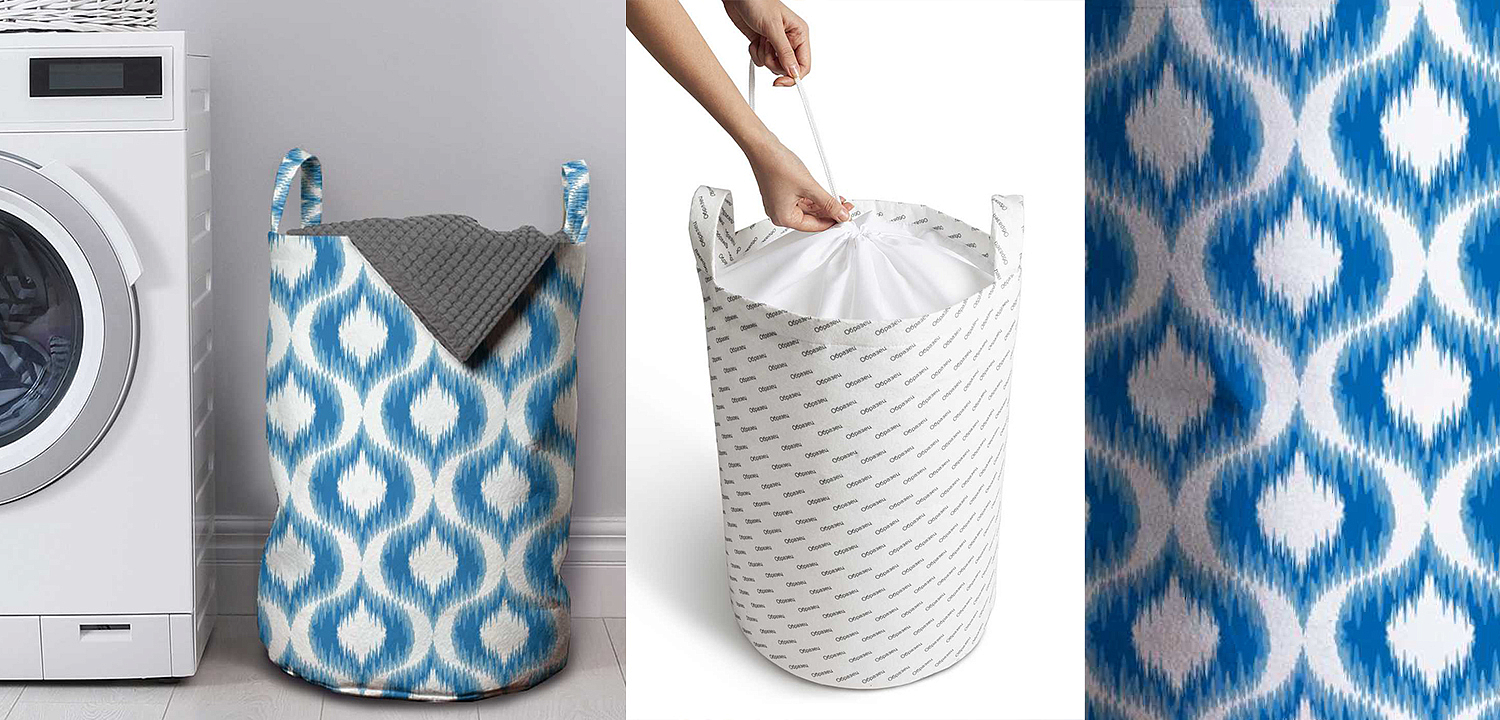 Корзина Blue Ornament Basket Корзина Blue Ornament Basket - Loft-Concept в Липецке