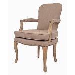 Кресло Aubrey Classical Armchair brown flax варинант исполнения - 3 | Loft Concept в Липецке