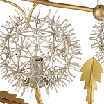 Люстра круглая с декором в виде цветков одуванчика Hanging Dandelion варинант исполнения - 1 | Loft Concept в Липецке