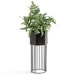 Кашпо Elevated Planters Сlive 59 черное  варинант исполнения - 2 | Loft Concept в Липецке