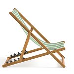 Шезлонг из акации и ткани Argentina варинант исполнения - 6 | Loft Concept в Липецке