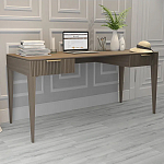 Рабочий стол коричневый с 2-мя ящиками Harper Line варинант исполнения - 2 | Loft Concept в Липецке