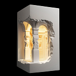 Встраиваемый в стену гипсовый светильник под покраску с колоннами и арками в античном стиле Antiquity Athena варинант исполнения - 5 | Loft Concept в Липецке