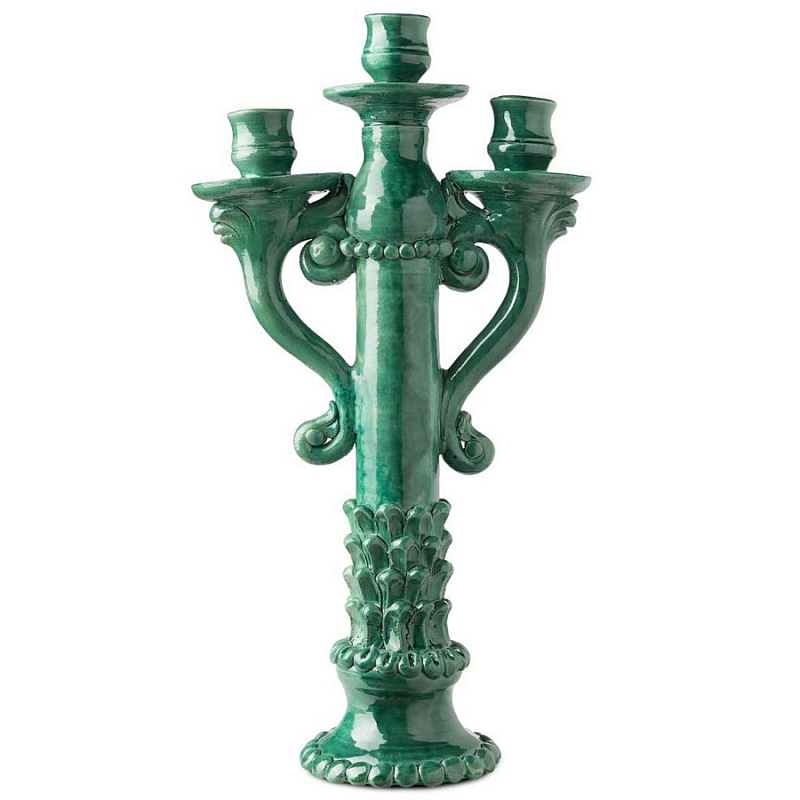 Подсвечник Candleholder Heart X3 Зеленый Подсвечник Candleholder Heart X3 Зеленый в Липецке | Loft Concept