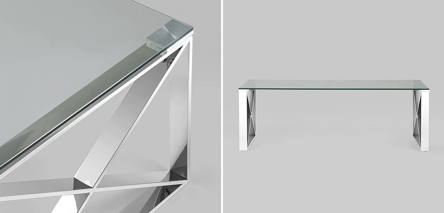 Столик кофейный Lannes Collection Silver Столик кофейный Lannes Collection Silver - Loft-Concept в Липецке