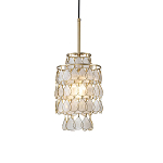 Подвесной светильник с декором из натуральной морской ракушки Iridescent Light варинант исполнения - 1 | Loft Concept в Липецке