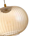 Подвесной светильник с янтарным рифленым стеклянным плафоном Ferm Living варинант исполнения - 6 | Loft Concept в Липецке