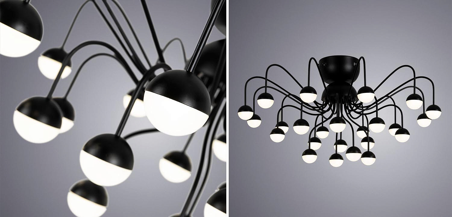 Потолочная люстра Vilelme Chandelier black Потолочная люстра Vilelme Chandelier black - Loft-Concept в Липецке