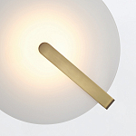 Потолочный светильник в форме плоского диска из белого матового стекла Eurofase варинант исполнения - 4 | Loft Concept в Липецке